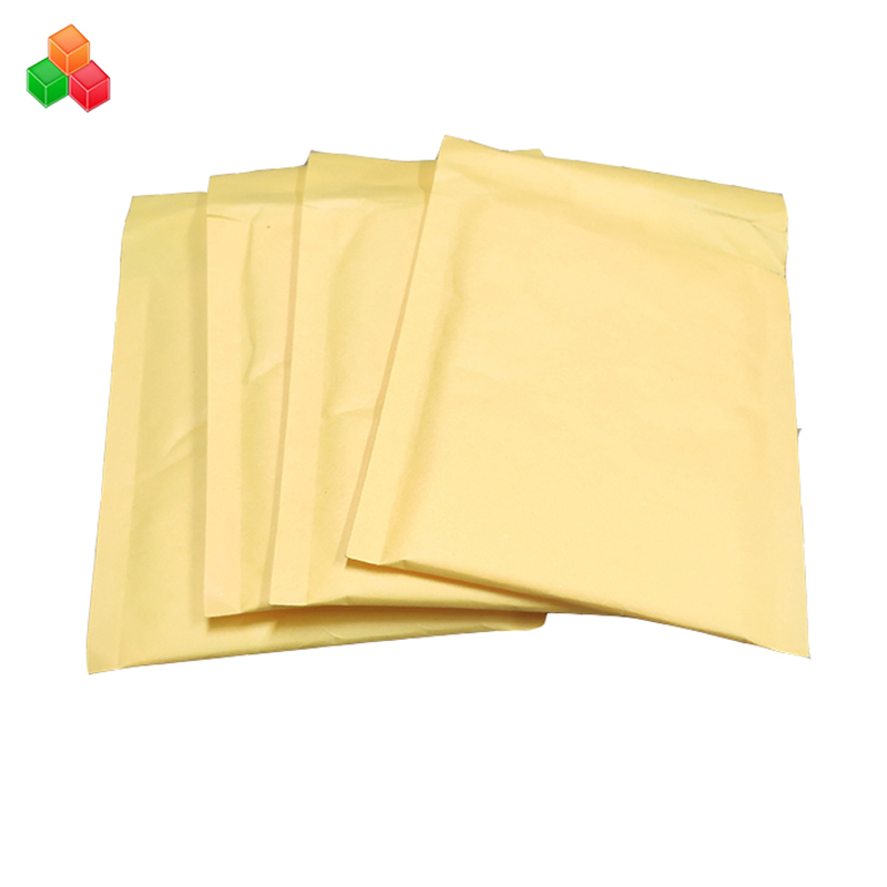 Tamanho personalizado durável segurança sacos de bolha de papel kraft à prova de choque mailers estofamento envelope de transporte saco de ar de papel kraft