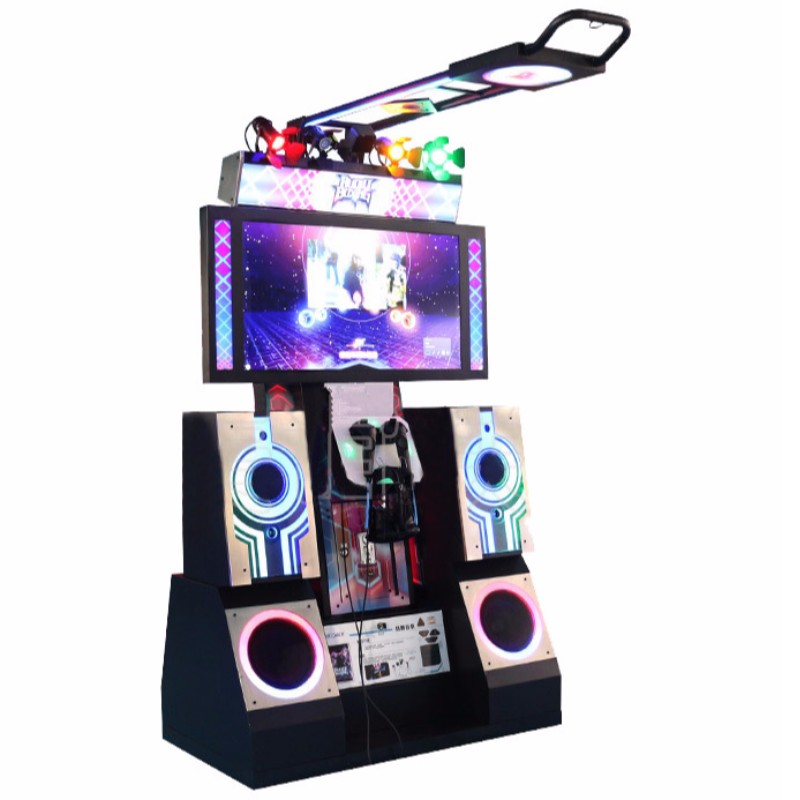 simulador interno do dançarino da máquina de jogo da dança da música do vr 9d