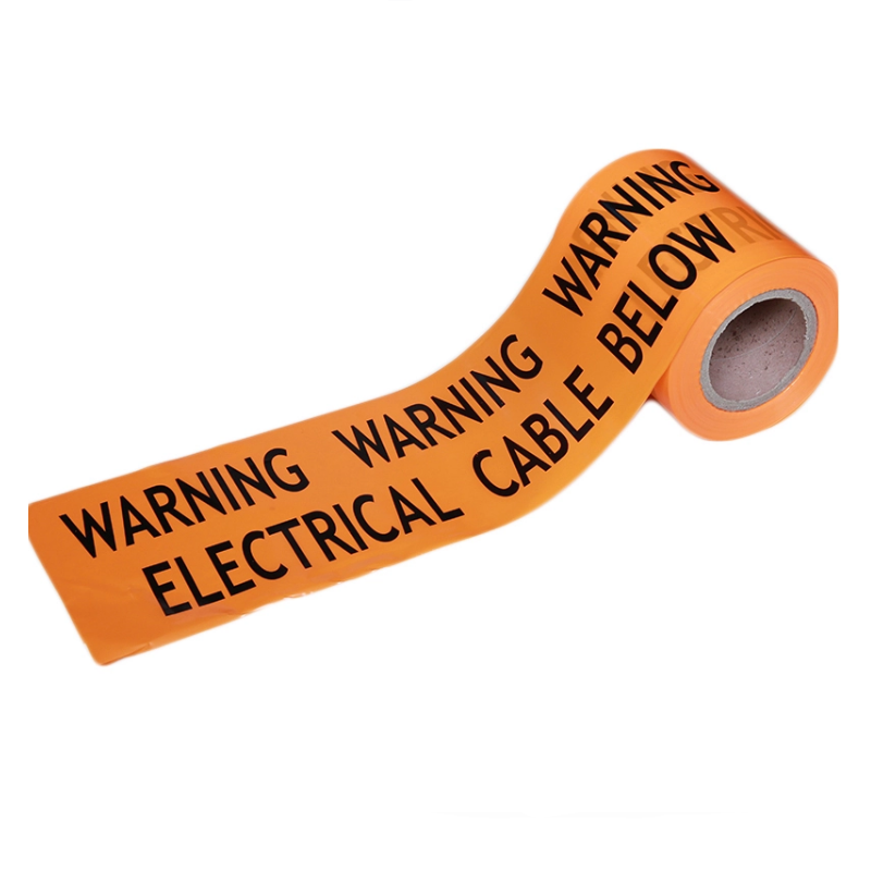 Personalize o cabo subterrâneo do aviso do cuidado do cabo subterrâneo do PVC / PE Fita da barricada do marcador
