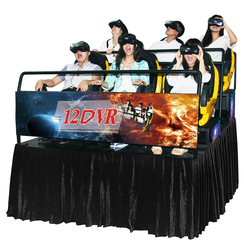 Venda quente experiência de realidade virtual diversão 9Dvr cinema 6 lugares 9dvr para a família