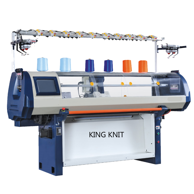Máquina de tricotar plana automática para computador: