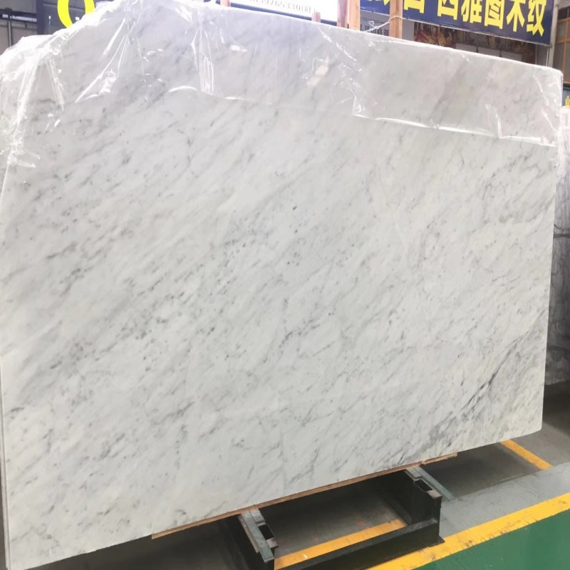Lajes de mármore branco de Carrara populares