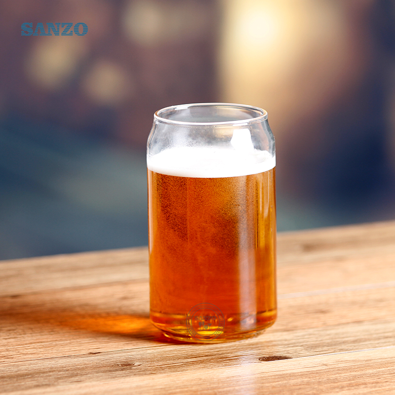 Canecas de cerveja personalizadas de vidro da caneca de cerveja Sanzo 500ml Vidro de cerveja Nonic barato