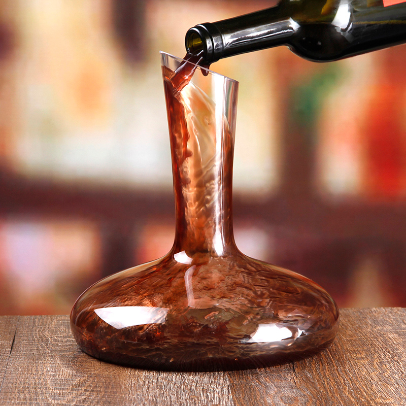 SANZO Vidro soprado artesanal de alta qualidade / material de cristal decantador de vinho transparente para uso doméstico