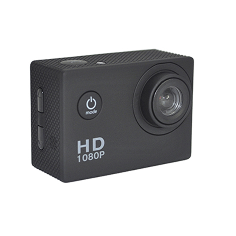Câmera de ação Real HD 720P portátil Ângulo de visão de 140 graus Tela D12A de 2,0 polegadas