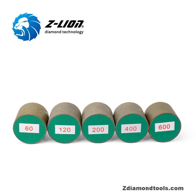 Roda de moagem contínua em resina Z-LION para polimento de pedras ZL-ED