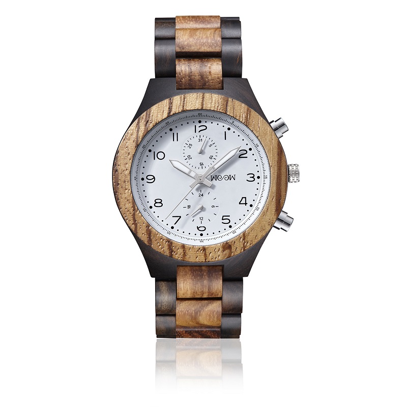 Relógio de madeira especial artesanal 100% natural
