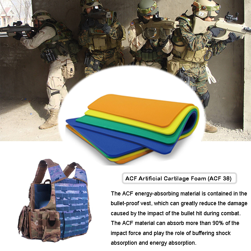 Materiais padrão do coxim do revestimento da veste da prova da bala da armadura de corpo militar da proteção (ACF)