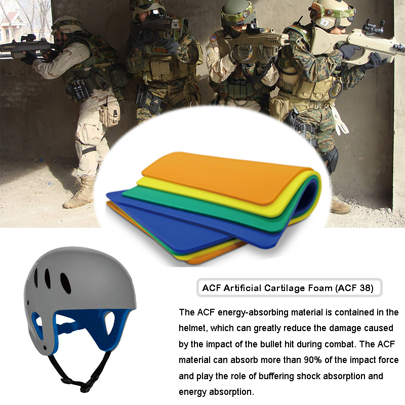 Materiais militares à prova de balas táticos da proteção de impacto do capacete (ACF)