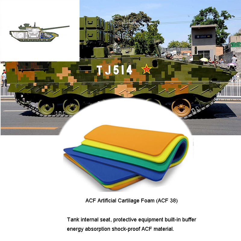 O Airdrop militar do tanque mantém materiais estáveis ​​do coxim de Seat da roda do tanque (ACF)