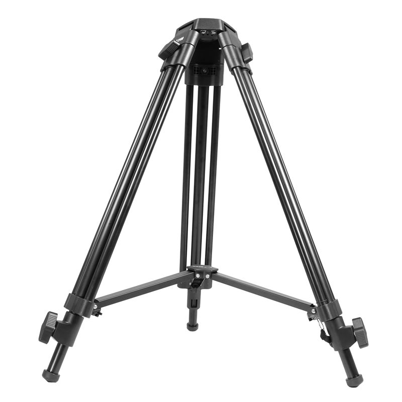 KINGJOY VT-2500 - Kit profissional de tripé de foto em liga de Mg-Al de 3 seções para filmadora