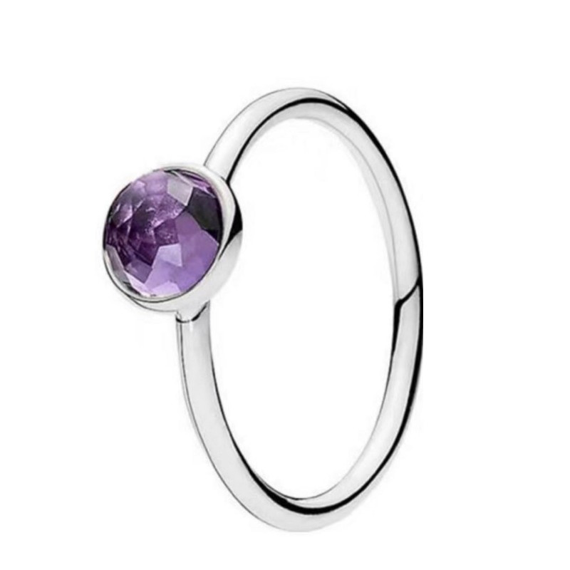 925 prata esterlina escuro chmpagne violeta ametista pedras preciosas mulheres anéis