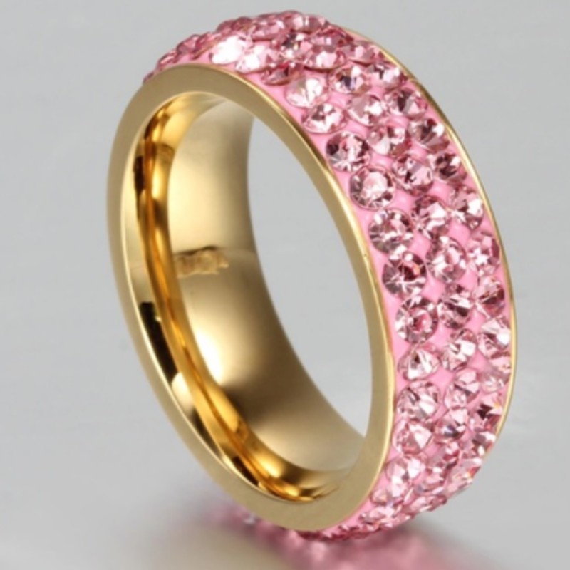 Anéis de cristal anéis de ouro anéis de ouro rosa anéis de prata anéis rosa azuis