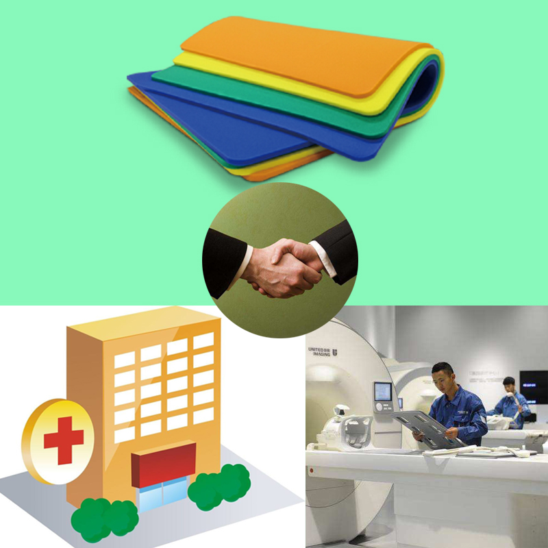 Um material especial para soluções para dispositivos médicos que exigem amortecimento. (ACF)