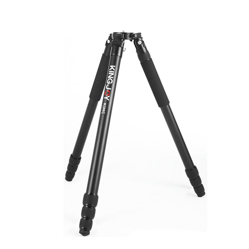 Kingjoy K5208 exclusivo para serviços pesados ​​dobrável design câmera stand tripé perna