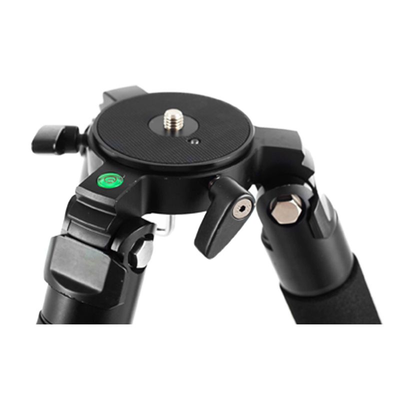 Kingjoy K5208 exclusivo para serviços pesados ​​dobrável design câmera stand tripé perna