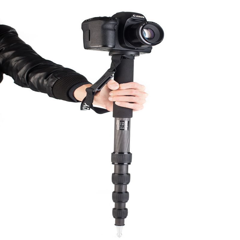 KINGJOY monopé de câmera de alumínio profissional também para celular selfie stick e laptop light