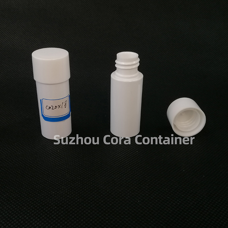 20ml Neck Size 18mm Pet Plastic Cosmetic Bottle with Screwing Cap
