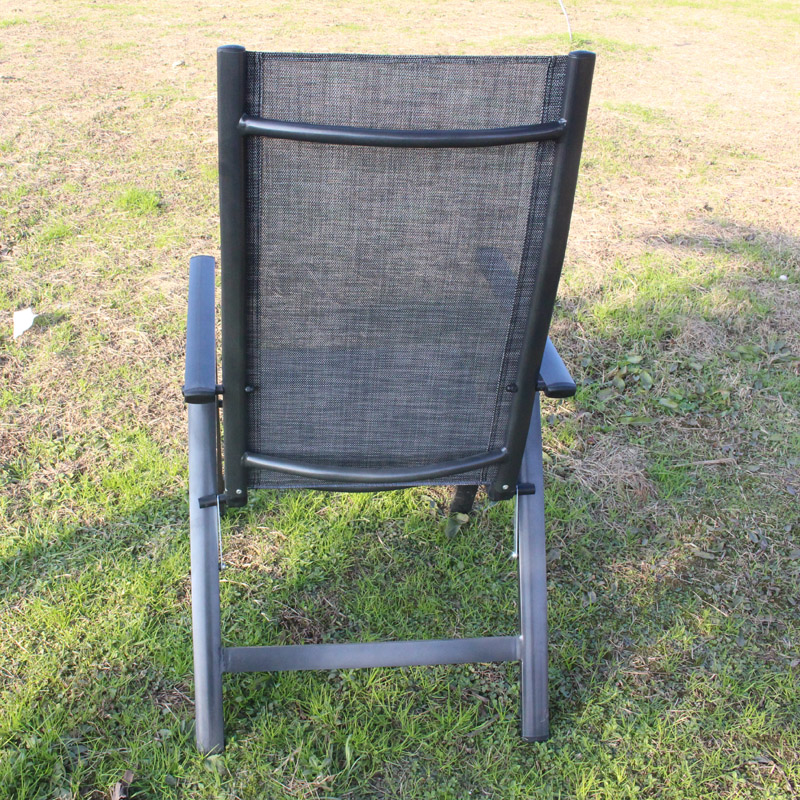 Cadeira de posição luxuosa de alúmen e textileno