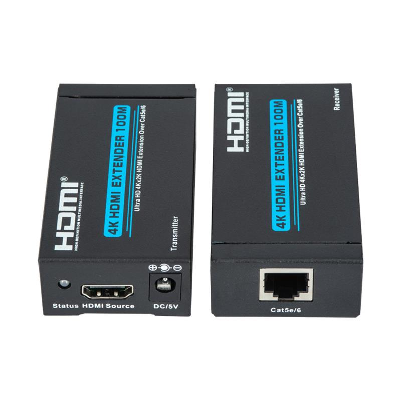 V1.4 4K HDMI Extender 100m sobre Single cat5e/6 cable Support Ultra HD 4Kx2K/30Hz