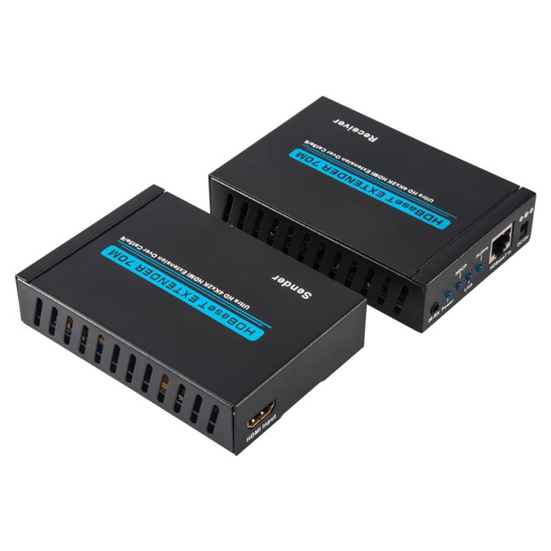 V1.4 4K HDBaseT HDMI Extender 100m sobre Single cat5e/6 cable 70m@4Kx2K/30Hz,100m@1080P/60Hz