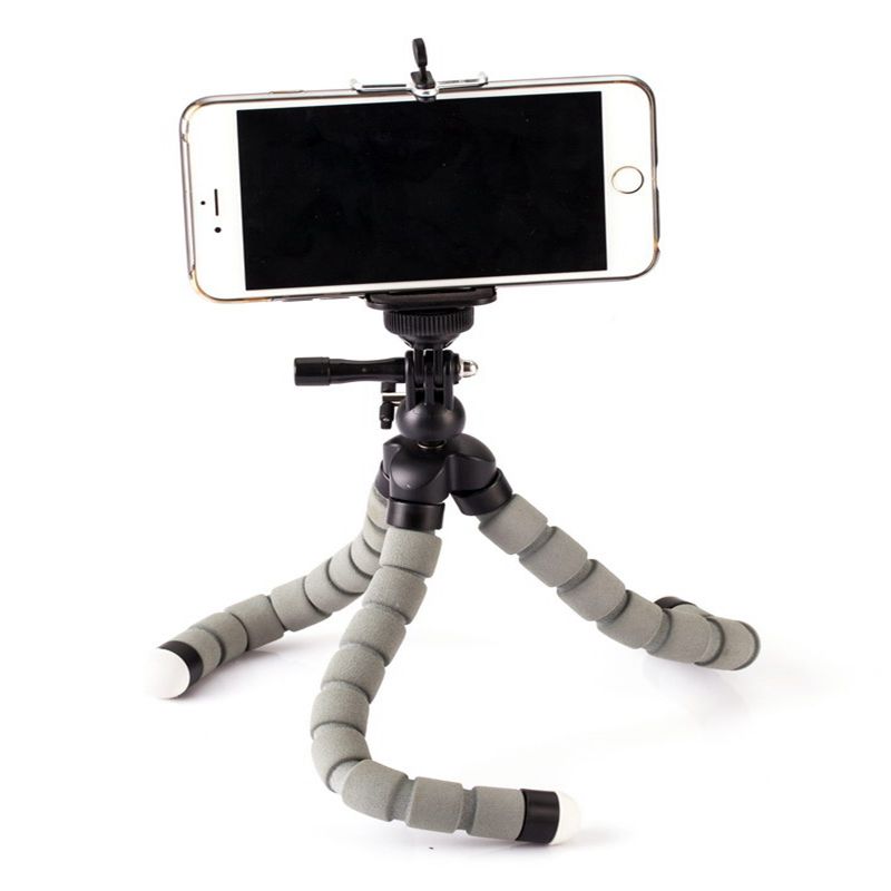 Kingjoy flexível mini mesa superior smartphone tripé de câmera