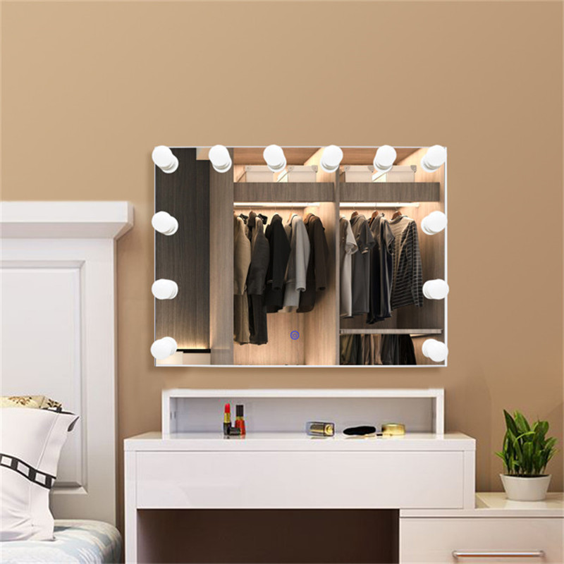Barbeiro Miroir Smart Touch LED Iluminação Espelho