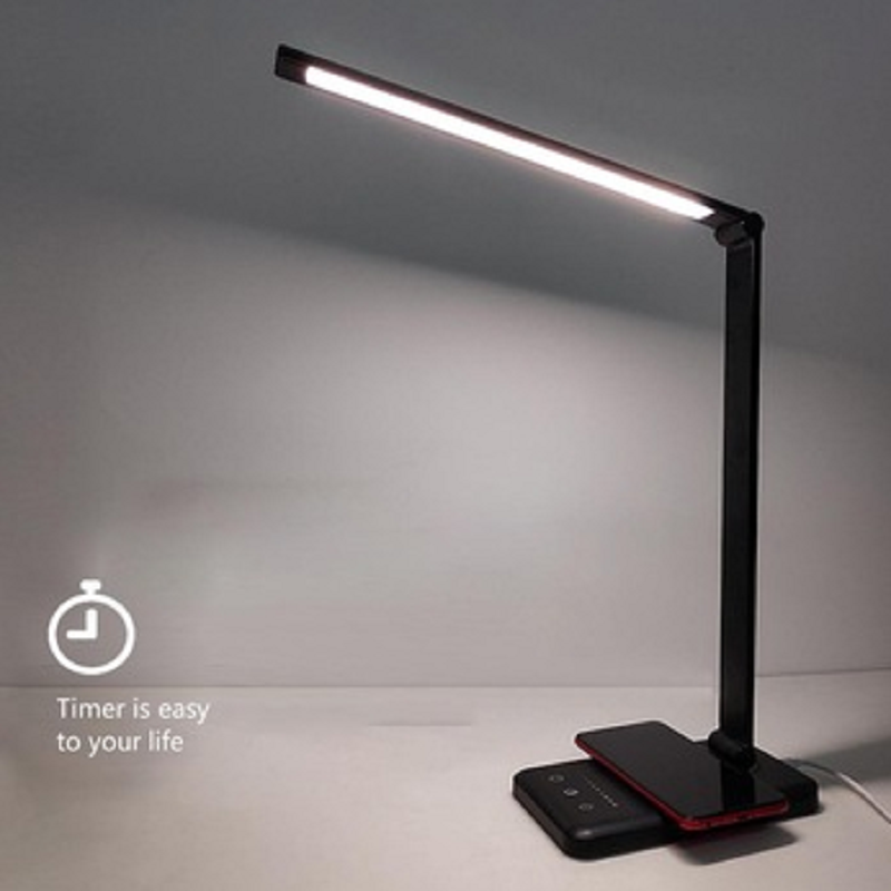 585sw Wireless Charging LED desk lamp 8W dimmable reading Lamp