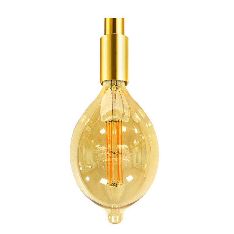 OL100 watts Amber 4 watts 200lumen led dimmable or non dimmable energy saving global soft filament light