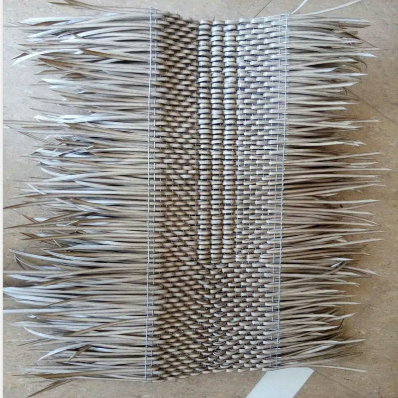 Plástico de PVC PE PVC artificial thatch roof synthetic viro thatch material de cobertura Simulated Straw