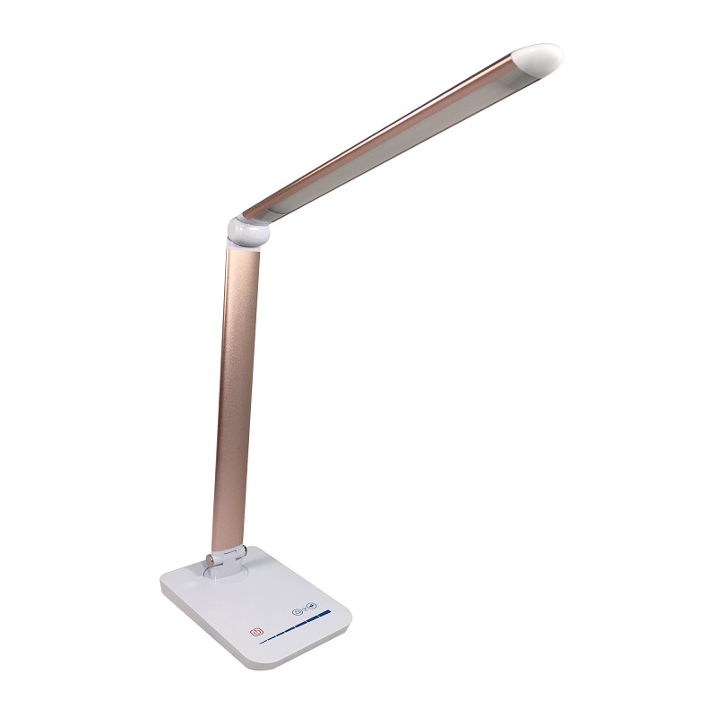 58x Aluminum Wireless carregando Luz de mesa LED para restaurante, USB lâmpada de mesa para leitura