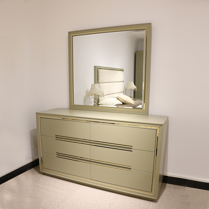 Mobília luxuosa do quarto do estilo de Contemporarye (HS-049)