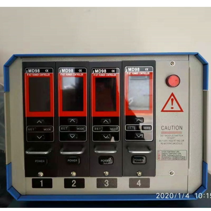 4 conjuntos de caixas de controlo de temperatura do canal Azul