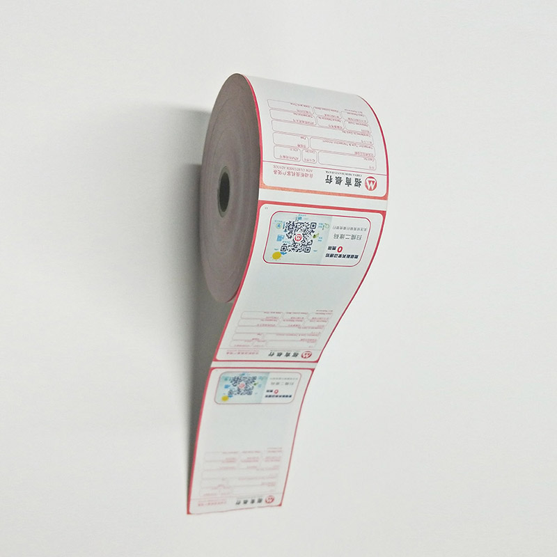 Rolo de papel térmico impresso de 80mm de largura para a máquina ATM