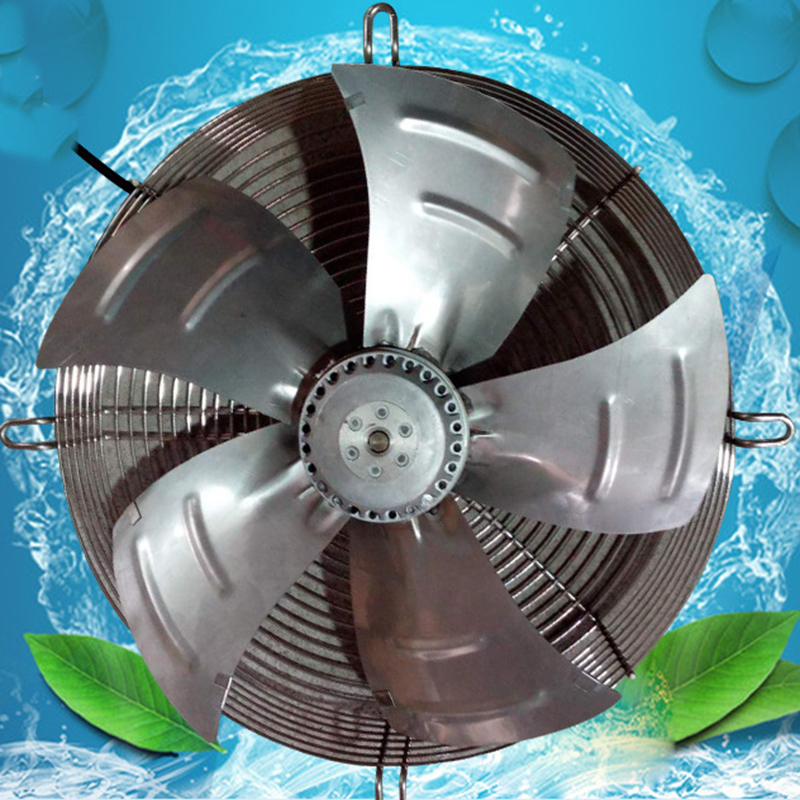 Rotor externo ventilador de fluxo axial malha tampa do ventilador equipamentos de refrigeração por atacado freezer ventilador 304 aço inoxidável