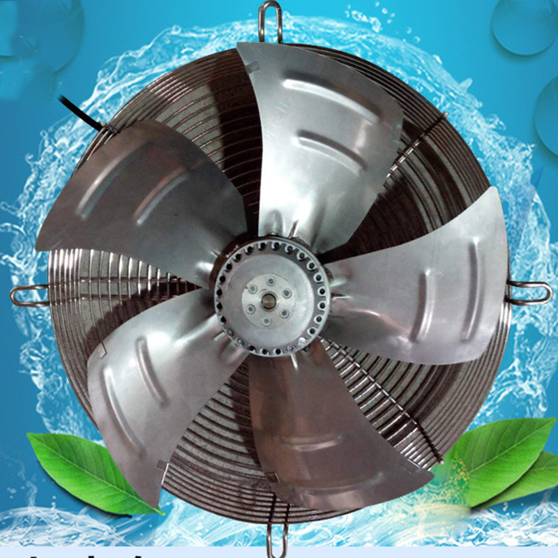 Rotor externo ventilador de fluxo axial malha tampa do ventilador equipamentos de refrigeração por atacado freezer ventilador 304 aço inoxidável
