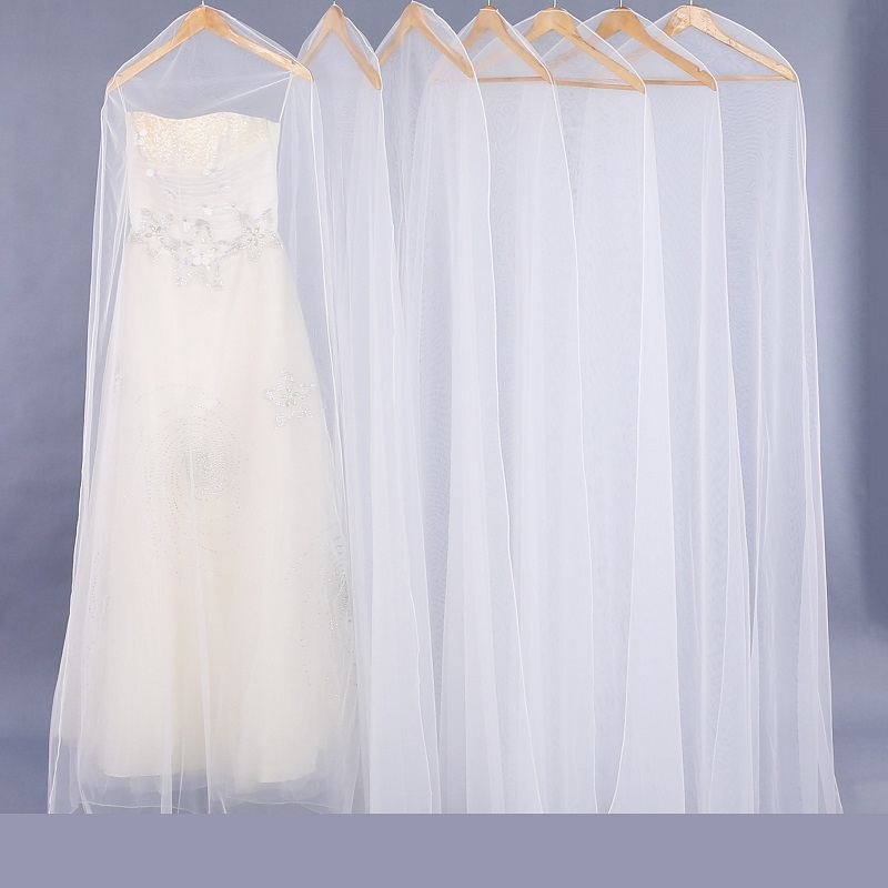 Sacos de vestuário SGW10 Organza Clear vestido de noiva vestido de noiva para as mulheres se vestem
