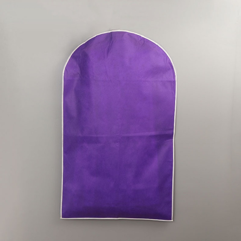 SGW16 Atacado Homens Mulheres Lady Suit Cover Bag Bag Purple Garment Bags Dobrável