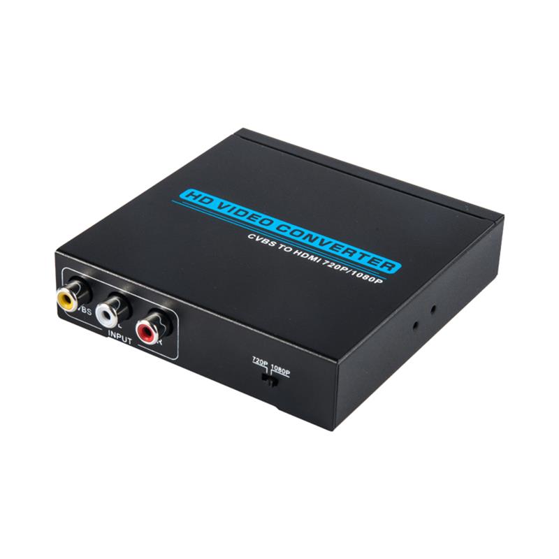 Conversor AV / CVBS TO HDMI para escalador 720P / 1080P