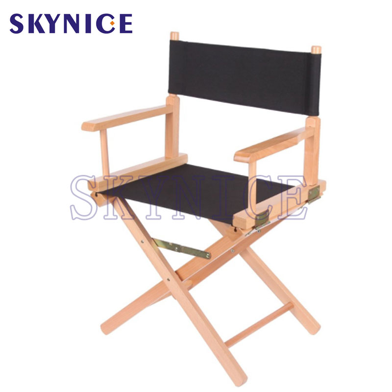 Cadeira 100% de madeira do diretor da tela de Seat de pano de Oxford do poliéster