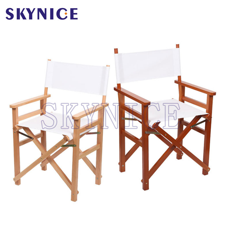 Cadeiras de diretor de madeira de alta qualidade da fábrica