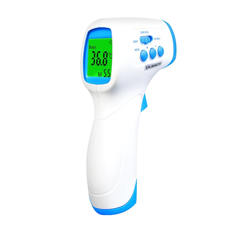 Termômetro digital para bebê infravermelho LCD Sem contato Tipo de pistola IR Testa Temperatura da superfície corporal