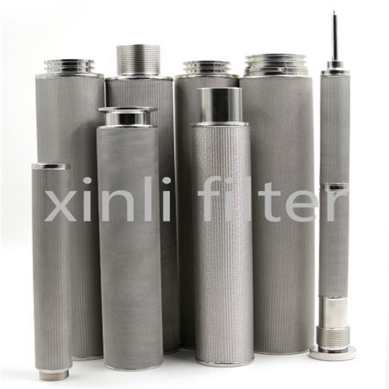 Vela de filtro de malha de várias camadas de aço inoxidável usada para recuperação de catalisadores de metais preciosos