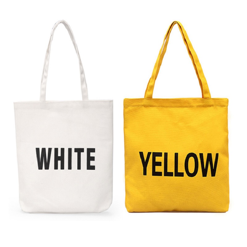 SG65 Wholesale Personalized Bag Reusable Cotton Canvas Tote Shopping Bags Customized Tote Cotton Bags for Souvenirs