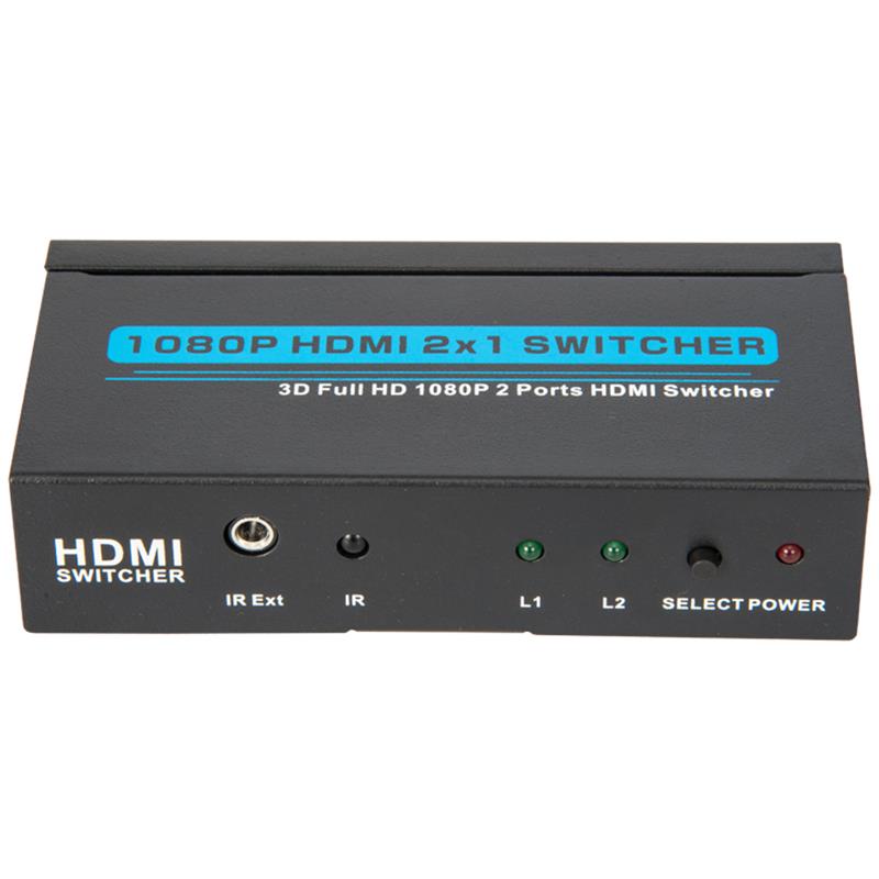 V1.3 HDMI 2x1 Switcher Suporte 3D Full HD 1080P