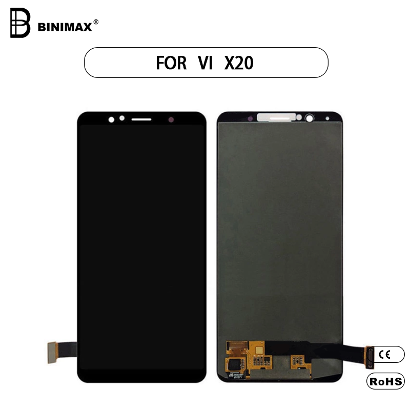 Tela do telefone móvel TFT LCDs Assembléia BINIMAX display para VIVO X20