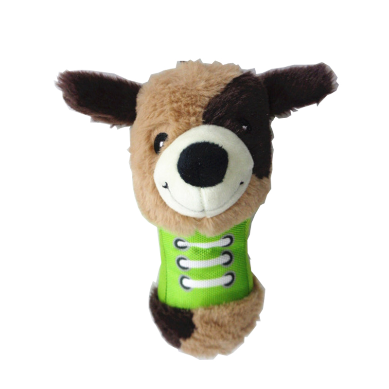 Novo brinquedo de estimação para cão de pelúcia de pelúcia de pelúcia para interactividade