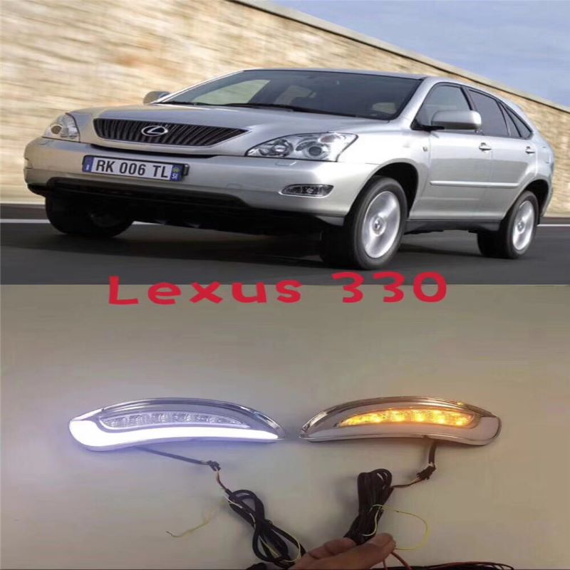 Luzes de circulação diurna para Lexus Rx330/Rx350 2003~2009, Foglamp para Lexus Rx330/Rx350