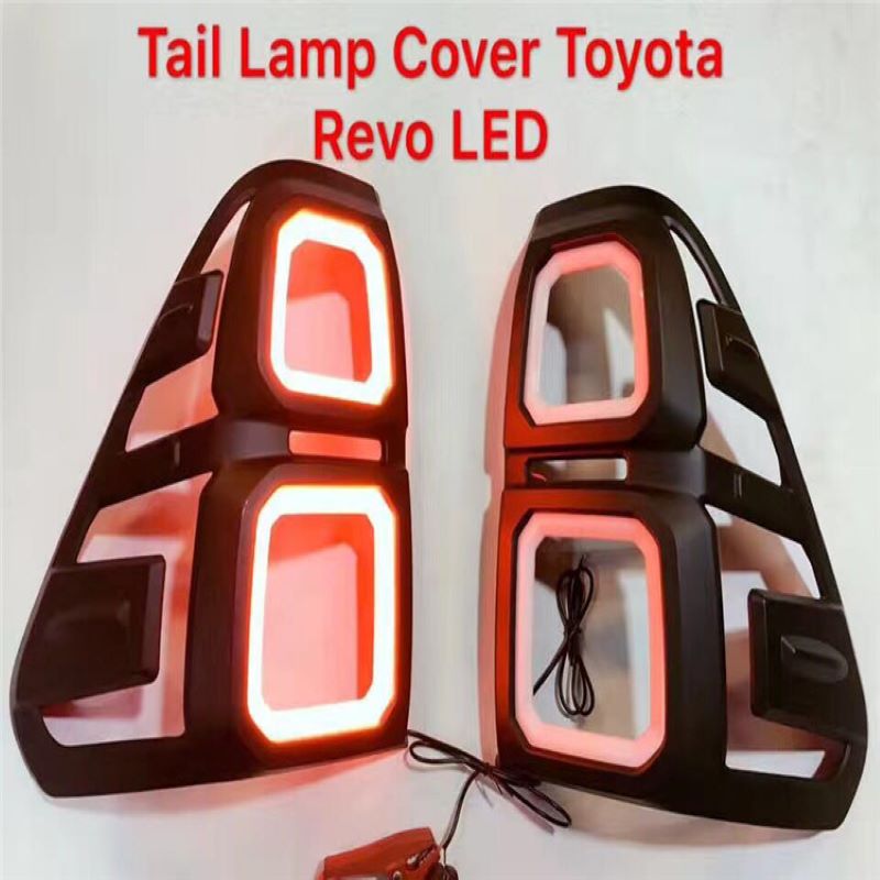 Capa Da cauda para Toyota Revo/ Hilux 2015~2018,lâmpada de travão para Toyota Revo/ Hilux 2015~2018