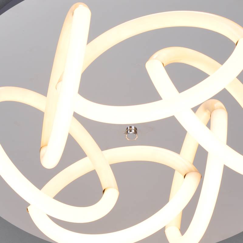Luminária de teto LED com tubo de arco acrílico